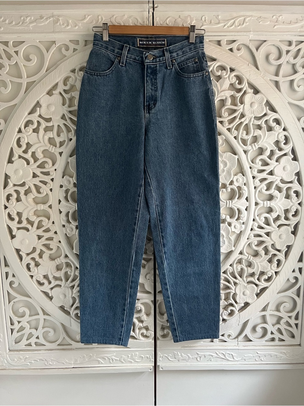 Harley Davidson Biker Blues Made USA High Rise Mom Jeans Women’s 4 Vintage
